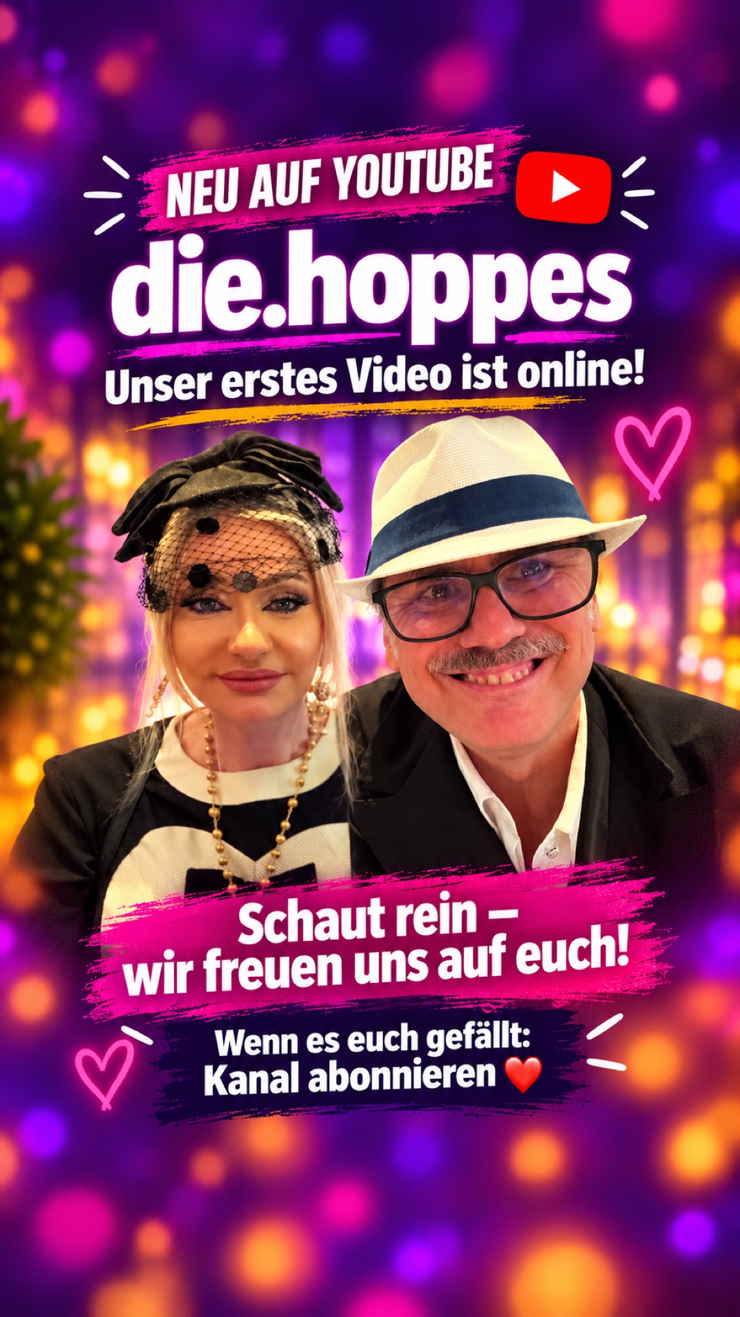 die.hoppes neu auf YouTube: Unser erstes Video ist online. Schaut rein und abonniert unseren Kanal, wenn es euch gefällt.