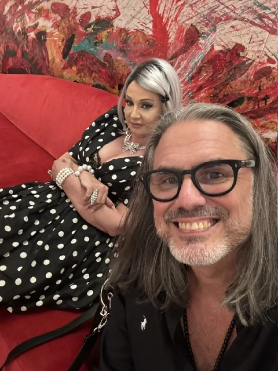Michaela und Silvio bei einem gemeinsamen Selfie